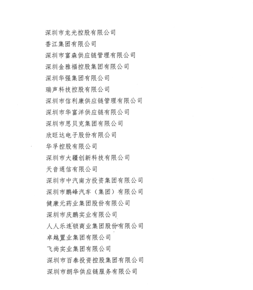 喜讯，公海彩船供应链荣获“改革开放40周年深圳民营经济突出贡献企业”称号  